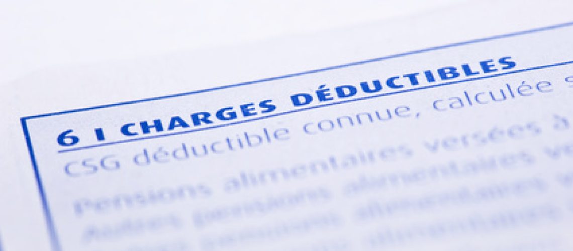 Charges déductibles ou non déductibles ?